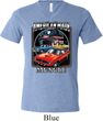 Mens Dodge Shirt Chrysler American Made Tri Blend V-neck Tee T-Shirt