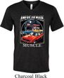 Mens Dodge Shirt Chrysler American Made Tri Blend V-neck Tee T-Shirt