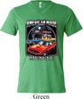Mens Dodge Shirt Chrysler American Made Tri Blend V-neck Tee T-Shirt