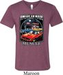 Mens Dodge Shirt Chrysler American Made Tri Blend V-neck Tee T-Shirt