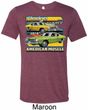 Mens Dodge Shirt Dodge Dart Tri Blend Crewneck Tee T-Shirt