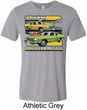 Mens Dodge Shirt Dodge Dart Tri Blend Crewneck Tee T-Shirt