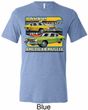 Mens Dodge Shirt Dodge Dart Tri Blend Crewneck Tee T-Shirt