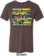Mens Dodge Shirt Dodge Dart Tri Blend Crewneck Tee T-Shirt