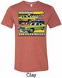 Mens Dodge Shirt Dodge Dart Tri Blend Crewneck Tee T-Shirt
