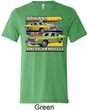 Mens Dodge Shirt Dodge Dart Tri Blend Crewneck Tee T-Shirt