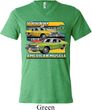 Mens Dodge Shirt Dodge Dart Tri Blend V-neck Tee T-Shirt