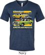 Mens Dodge Shirt Dodge Dart Tri Blend V-neck Tee T-Shirt