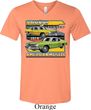 Mens Dodge Shirt Dodge Dart Tri Blend V-neck Tee T-Shirt