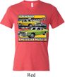 Mens Dodge Shirt Dodge Dart Tri Blend V-neck Tee T-Shirt