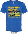 Mens Dodge Shirt Dodge Dart Tri Blend V-neck Tee T-Shirt
