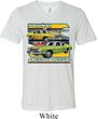 Mens Dodge Shirt Dodge Dart Tri Blend V-neck Tee T-Shirt