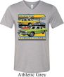 Mens Dodge Shirt Dodge Dart Tri Blend V-neck Tee T-Shirt