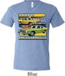 Mens Dodge Shirt Dodge Dart Tri Blend V-neck Tee T-Shirt