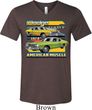 Mens Dodge Shirt Dodge Dart Tri Blend V-neck Tee T-Shirt