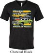 Mens Dodge Shirt Dodge Dart Tri Blend V-neck Tee T-Shirt