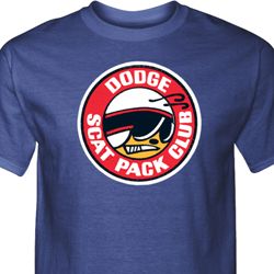 Mens Dodge Shirt Dodge Scat Pack Club Tall Tee T-Shirt Mens Dodge Shirt Dodge Scat Pack Club Tall Tee T-Shirt