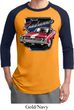 Mens Dodge Shirt Plymouth Roadrunner Raglan Tee T-Shirt
