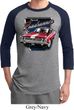 Mens Dodge Shirt Plymouth Roadrunner Raglan Tee T-Shirt