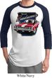 Mens Dodge Shirt Plymouth Roadrunner Raglan Tee T-Shirt