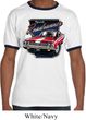 Mens Dodge Shirt Plymouth Roadrunner Ringer Tee T-Shirt
