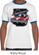 Mens Dodge Shirt Plymouth Roadrunner Ringer Tee T-Shirt