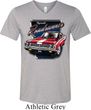 Mens Dodge Shirt Plymouth Roadrunner Tri Blend V-neck Tee T-Shirt