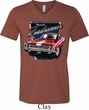 Mens Dodge Shirt Plymouth Roadrunner Tri Blend V-neck Tee T-Shirt