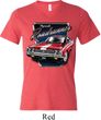 Mens Dodge Shirt Plymouth Roadrunner Tri Blend V-neck Tee T-Shirt