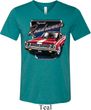 Mens Dodge Shirt Plymouth Roadrunner Tri Blend V-neck Tee T-Shirt