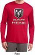 Mens Dodge Shirt Ram Hemi Logo Dry Wicking Long Sleeve Tee T-Shirt