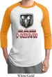 Mens Dodge Shirt Ram Hemi Logo Raglan Tee T-Shirt