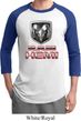 Mens Dodge Shirt Ram Hemi Logo Raglan Tee T-Shirt