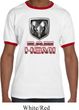 Mens Dodge Shirt Ram Hemi Logo Ringer Tee T-Shirt