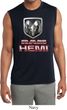 Mens Dodge Shirt Ram Hemi Logo Sleeveless Moisture Wicking Tee T-Shirt