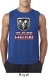 Mens Dodge Shirt Ram Hemi Logo Sleeveless Tee T-Shirt