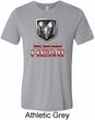 Mens Dodge Shirt Ram Hemi Logo Tri Blend Crewneck Tee T-Shirt