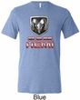 Mens Dodge Shirt Ram Hemi Logo Tri Blend Crewneck Tee T-Shirt