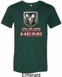 Mens Dodge Shirt Ram Hemi Logo Tri Blend Crewneck Tee T-Shirt