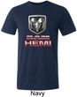 Mens Dodge Shirt Ram Hemi Logo Tri Blend Crewneck Tee T-Shirt
