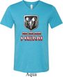 Mens Dodge Shirt Ram Hemi Logo Tri Blend V-neck Tee T-Shirt