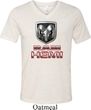 Mens Dodge Shirt Ram Hemi Logo Tri Blend V-neck Tee T-Shirt