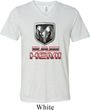 Mens Dodge Shirt Ram Hemi Logo Tri Blend V-neck Tee T-Shirt