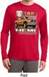 Mens Dodge Shirt Ram Hemi Trucks Dry Wicking Long Sleeve Tee T-Shirt