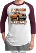 Mens Dodge Shirt Ram Hemi Trucks Raglan Tee T-Shirt