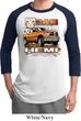 Mens Dodge Shirt Ram Hemi Trucks Raglan Tee T-Shirt