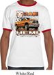 Mens Dodge Shirt Ram Hemi Trucks Ringer Tee T-Shirt