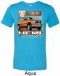 Mens Dodge Shirt Ram Hemi Trucks Tri Blend Crewneck Tee T-Shirt