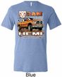 Mens Dodge Shirt Ram Hemi Trucks Tri Blend Crewneck Tee T-Shirt