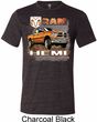 Mens Dodge Shirt Ram Hemi Trucks Tri Blend Crewneck Tee T-Shirt